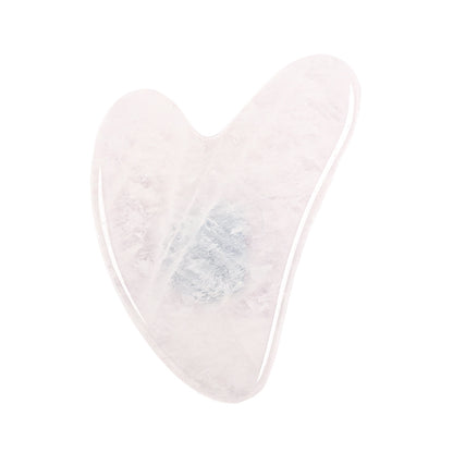 Spot factory wholesale natural rose quartz jade scraping board multi-material jade scraping sheet face eye massager