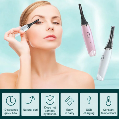 Heated Eyelash Curling Pen Features